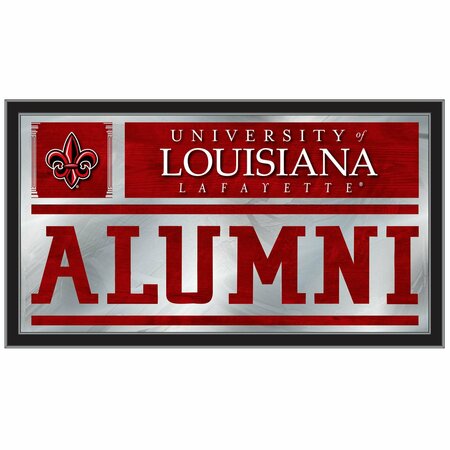 HOLLAND BAR STOOL CO Louisiana-Lafayette 26" x 15" Alumni Mirror MAlumLA-Laf